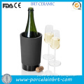 ceramic black champagne cooler champagne bucket